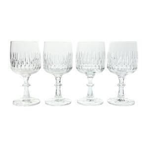 Schott-Zwiesel “Flamenco” Set of 4 Crystal Water Glasses 6 3/4” 12oz